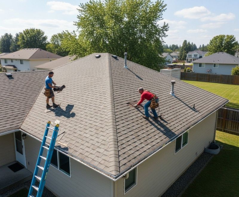 Asphalt Shingles Repair detail